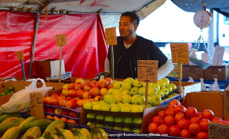 You can even find some organic produce at Haymarket