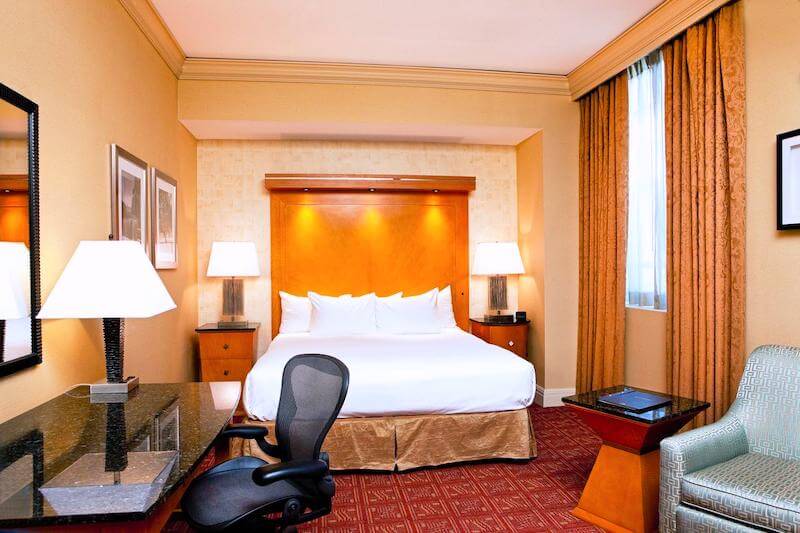 Guest room in Hilton Boston Downtown Guest room in Hilton Boston Downtown