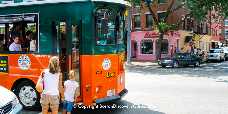 Boston trolley tours