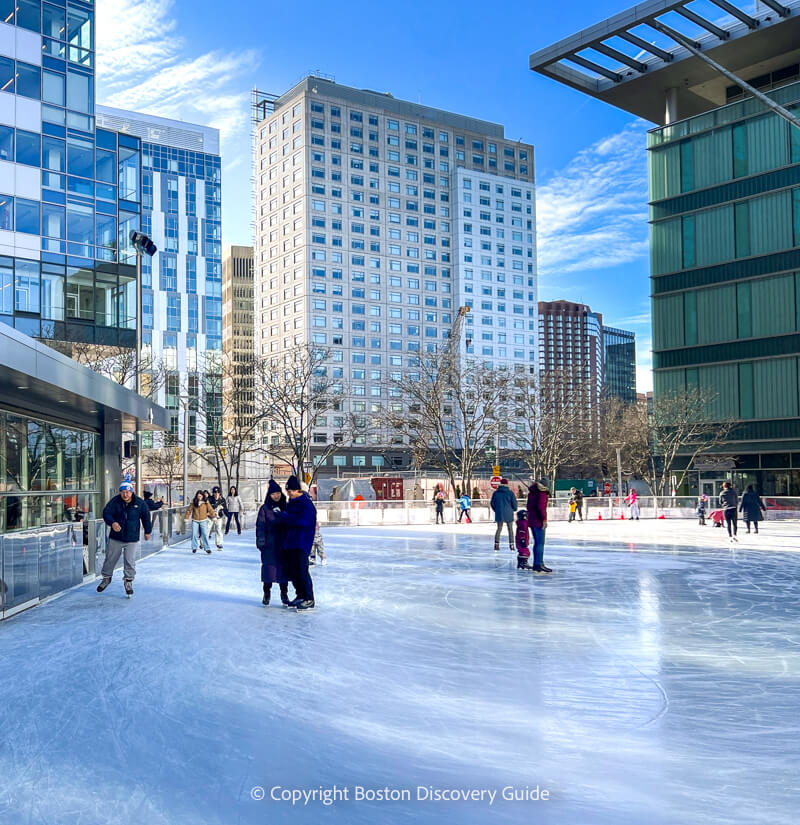 Ice skating rink at Skate at Canal District Kendall