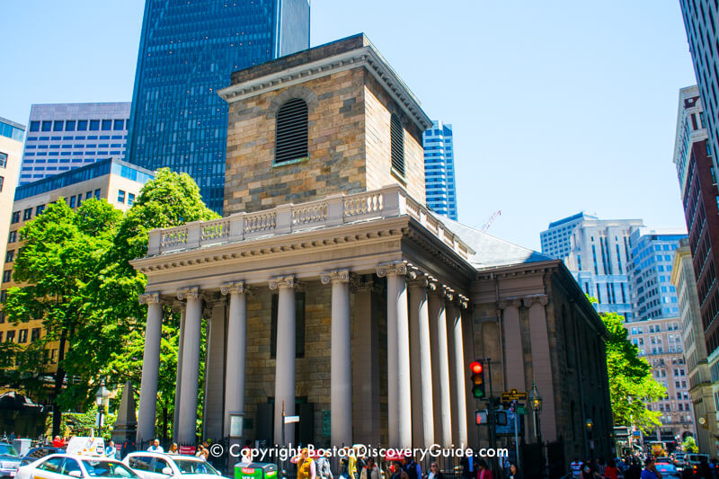 King's Chapel - no steeple!