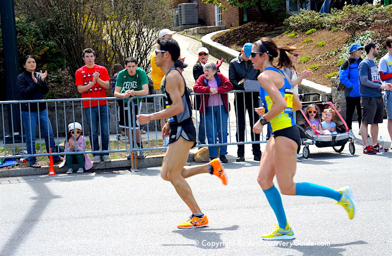 Boston Marathon runners