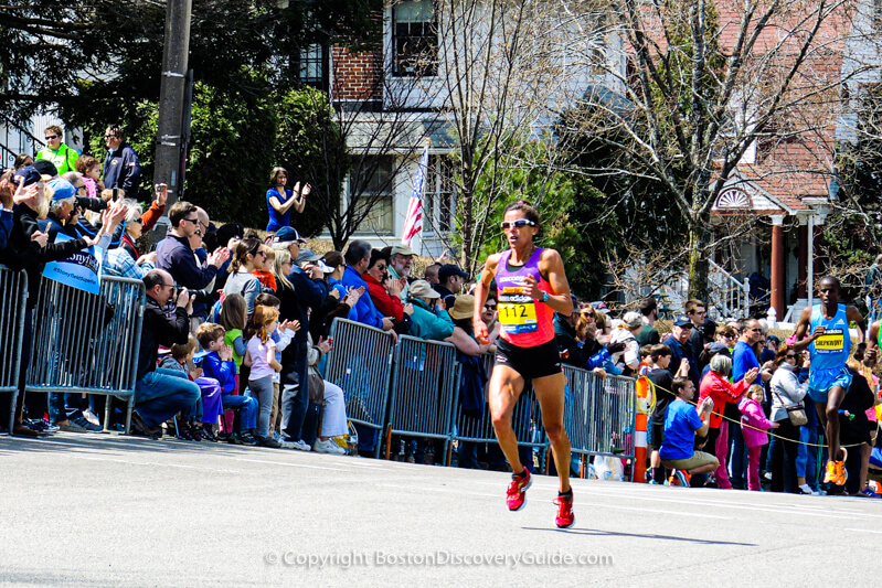 History of the Boston Marathon finish line