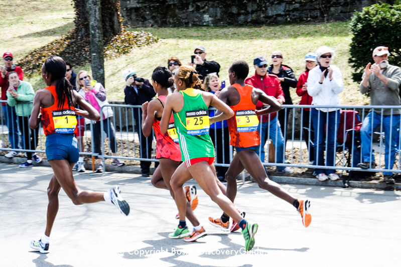 Boston Marathon runners