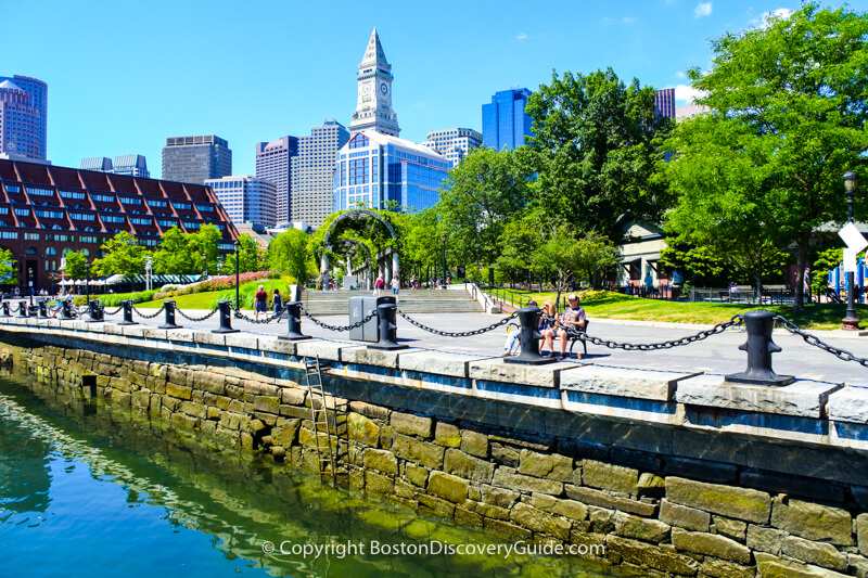 Columbus Park, next to the Marriott Long Wharf