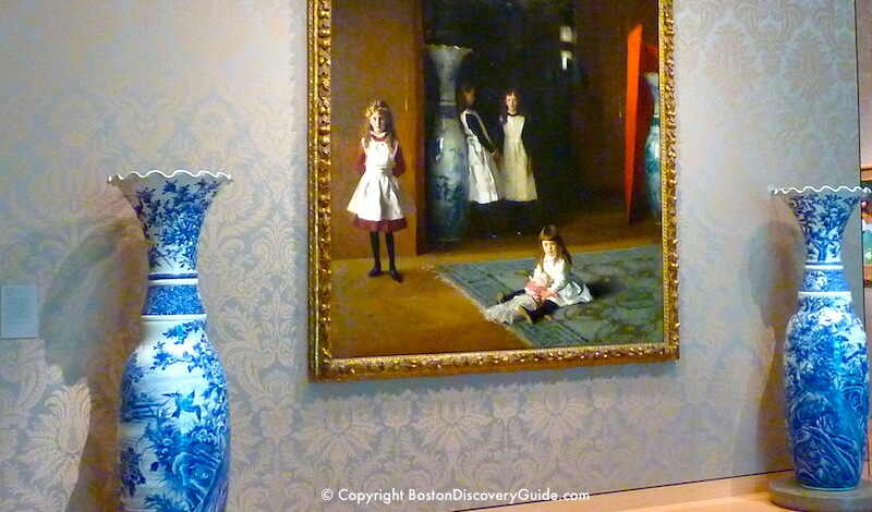 "Daughters of Edward Darley Boit," painted by John Singer Sargent in the Museum of Fine Arts