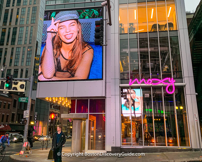 The Moxy in Boston's Theatre District