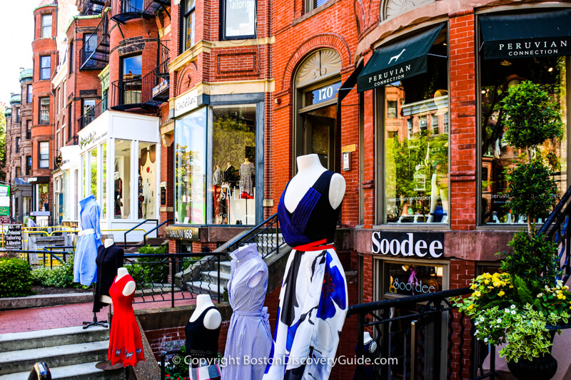 Newbury Street Shopping | Boston Discovery Guide