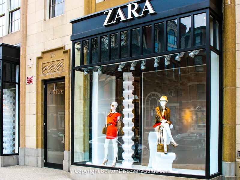 zara on newbury street