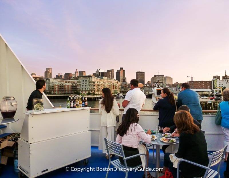 Odyssey Cruise Ship on Boston Harbor