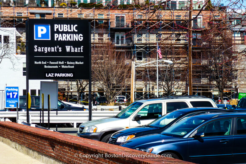 Boston Parking Garages Near North End Td Garden Boston