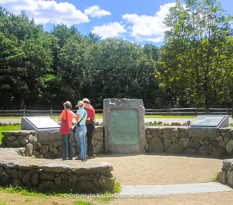 Paul Revere Capture site in Minute Man National Historical Park