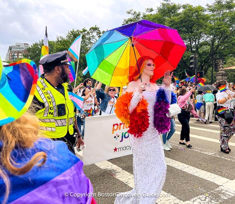 The most beautiful umbrella in sight