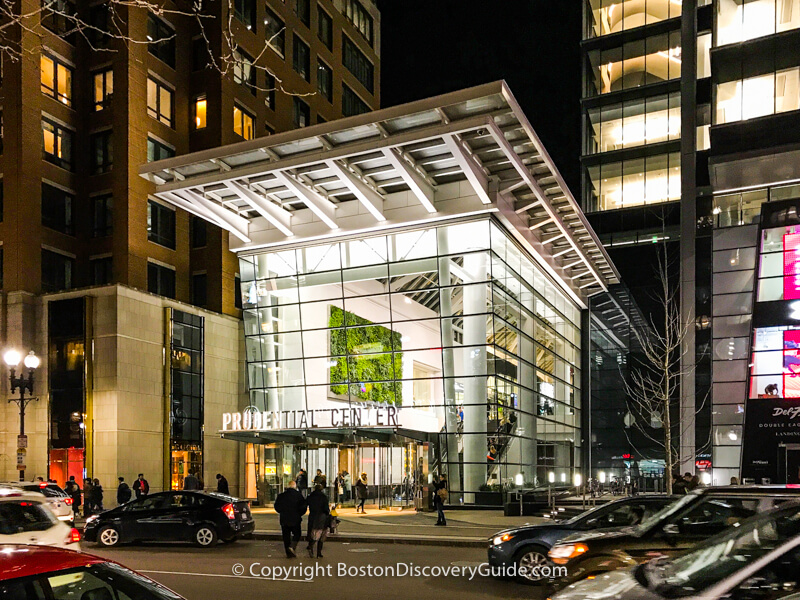 Prudential Center's Boylston Street Entrance Prudential Center's Boylston Street Entrance