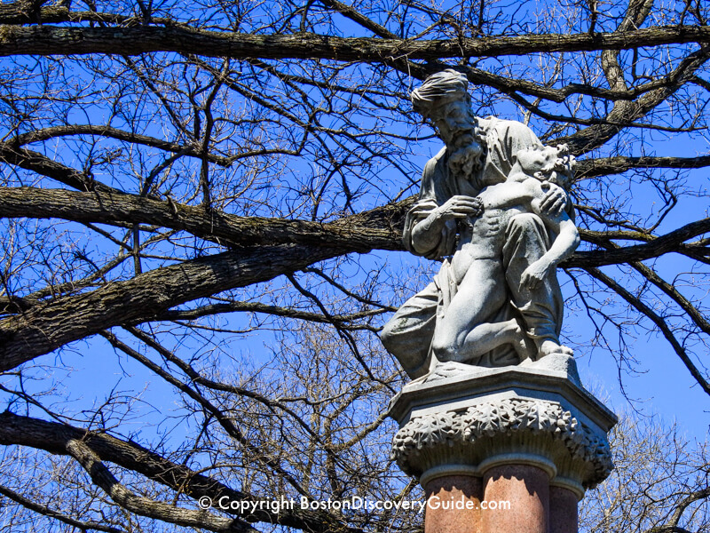 Ether Monument in Boston's Public Garden