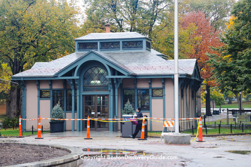 Visitor Information Center on Boston Common near Tremont Street 