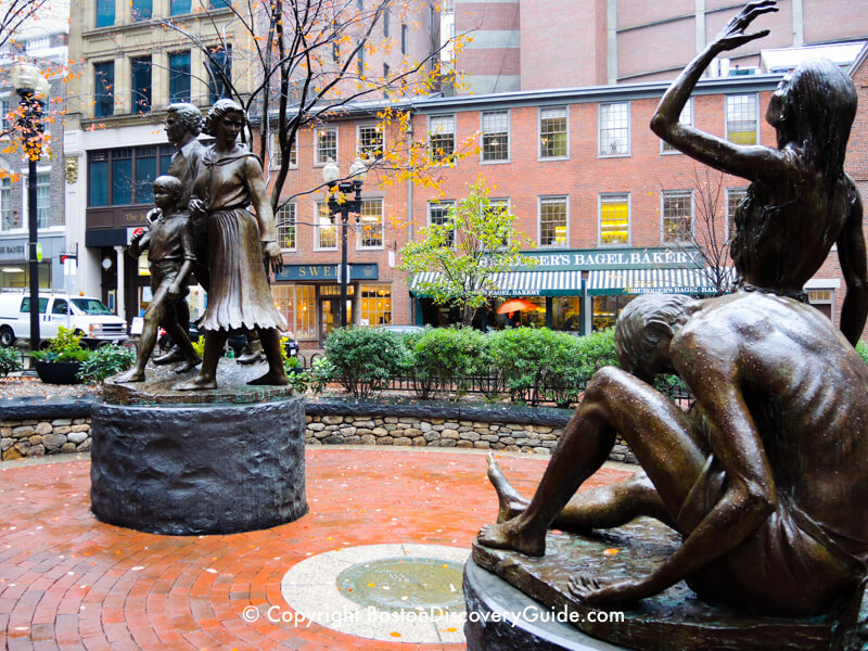 Boston's Irish Famine Memorial