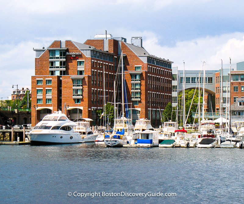 Residence Inn Boston Harbor on Tudor Wharf in Boston's Charlestown neighborhood Residence Inn Boston Harbor on Tudor Wharf in Boston's Charlestown neighborhood