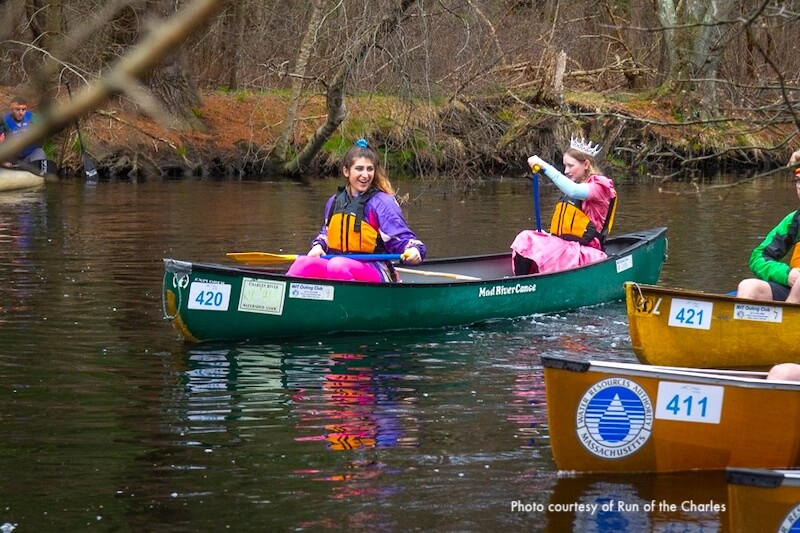 Run of the Charles - Top April canoe and kayak race event Run of the Charles - Top April canoe and kayak race event