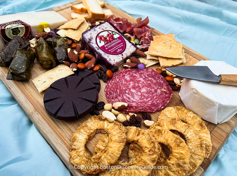 Charcuterie & cheese board spotted at a recent Shakespeare on the Common