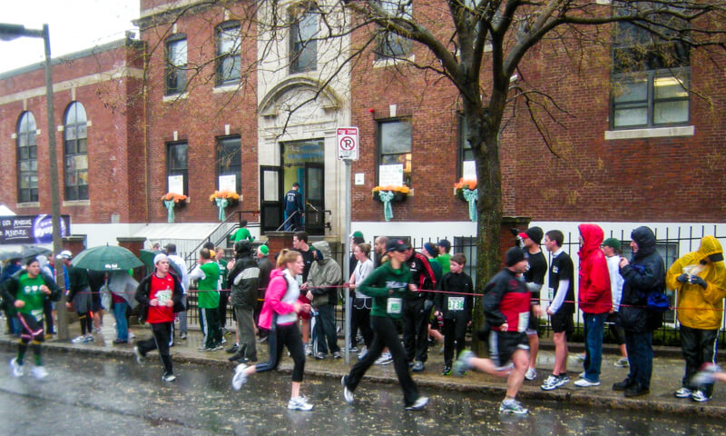 St Patrick's Day 5K race in South Boston