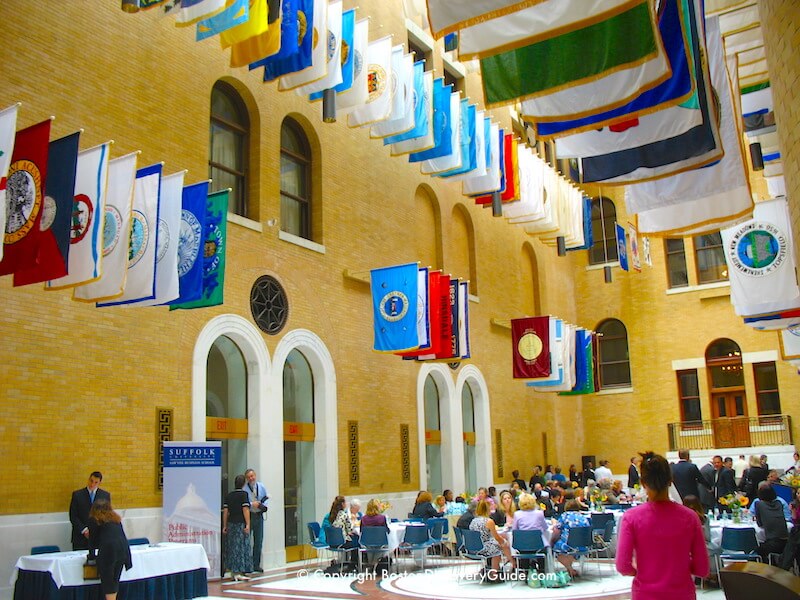 The Great Hall in Massachusetts State House The Great Hall in Massachusetts State House