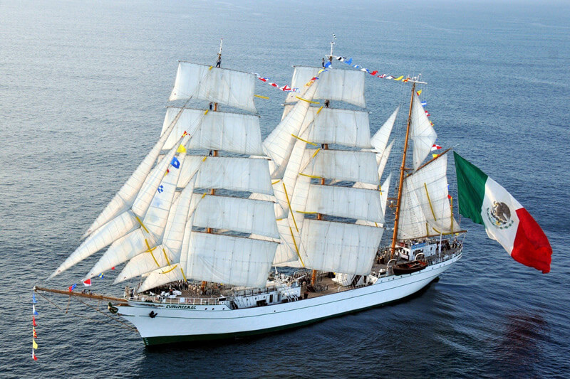 Mexican Navy's Cuauhtémoc - photo courtesy of Sail Boston Mexican Navy's Cuauhtémoc - photo courtesy of Sail Boston