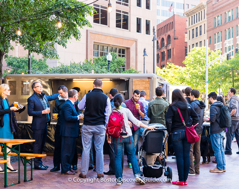 Trillium Beer Garden on Boston's Greenway