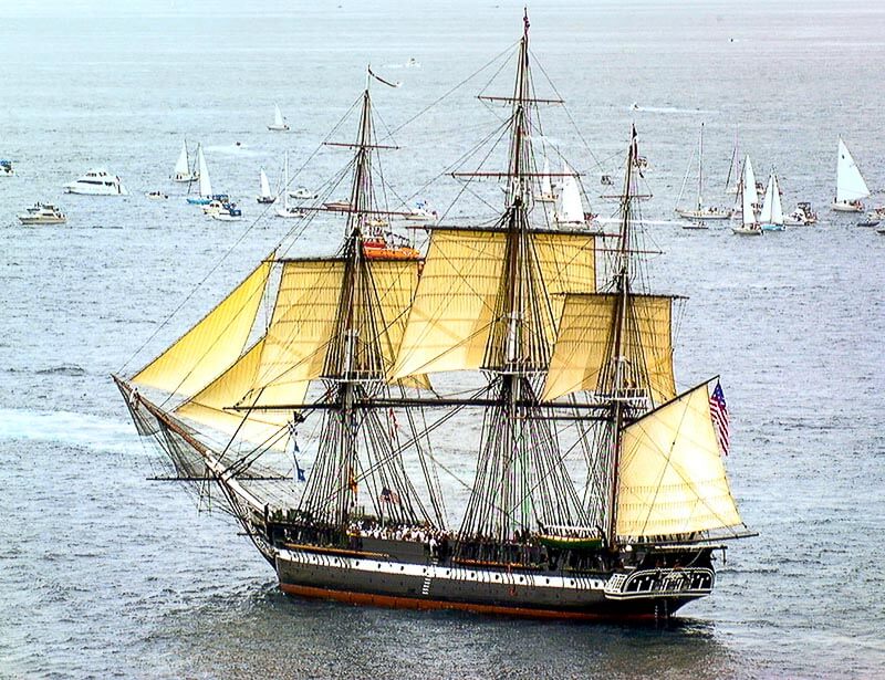 USS Constitution in Boston Harbor USS Constitution in Boston Harbor
