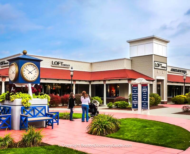 Wrentham Village Outlets in June