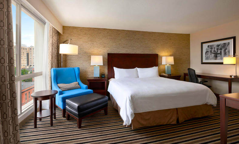 Guestroom in Wyndham Hotel