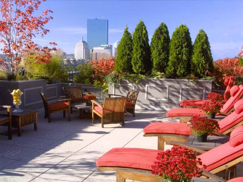 Fifteen Beacon's roof top terrace Fifteen Beacon's roof top terrace
