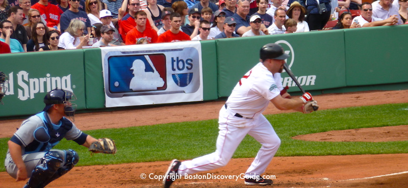 Boston Red Sox playing at Fenway Park