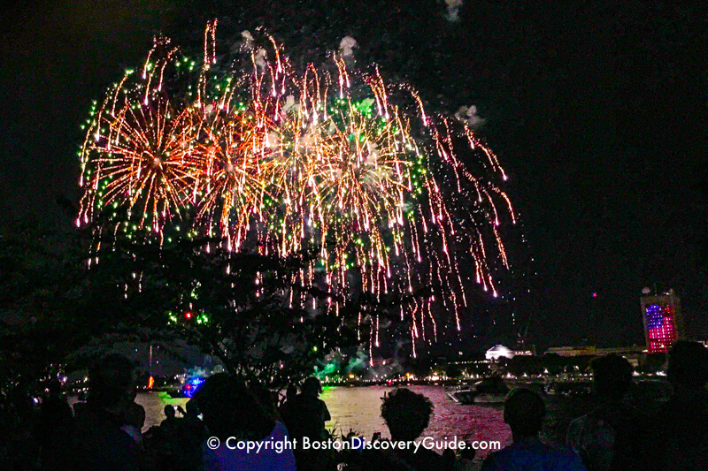 Fireworks over the Charles River Fireworks over the Charles River