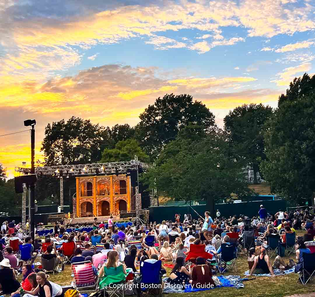 Shakespeare on the Common on a July evening Shakespeare on the Common on a July evening