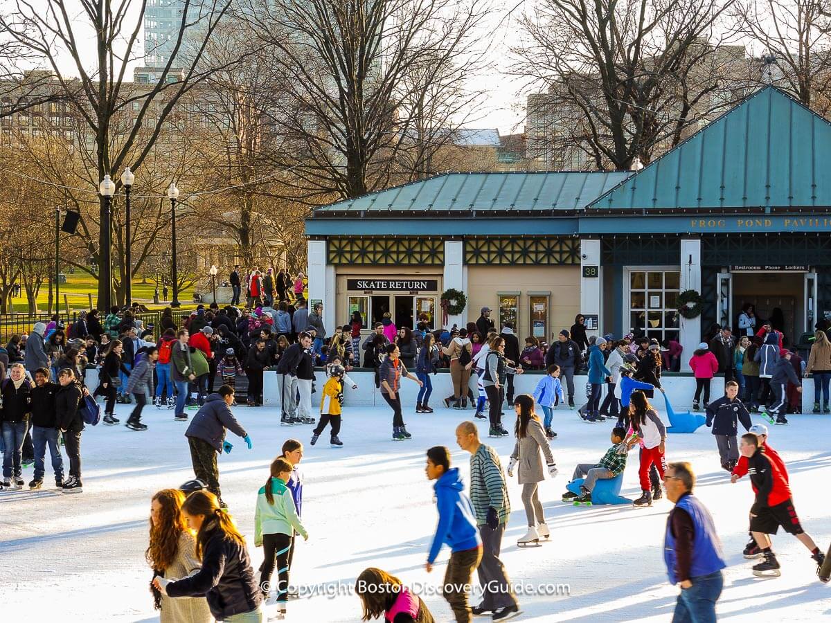 Boston Common's Ice Rink at Frog Pond Boston Common's Ice Rink at Frog Pond