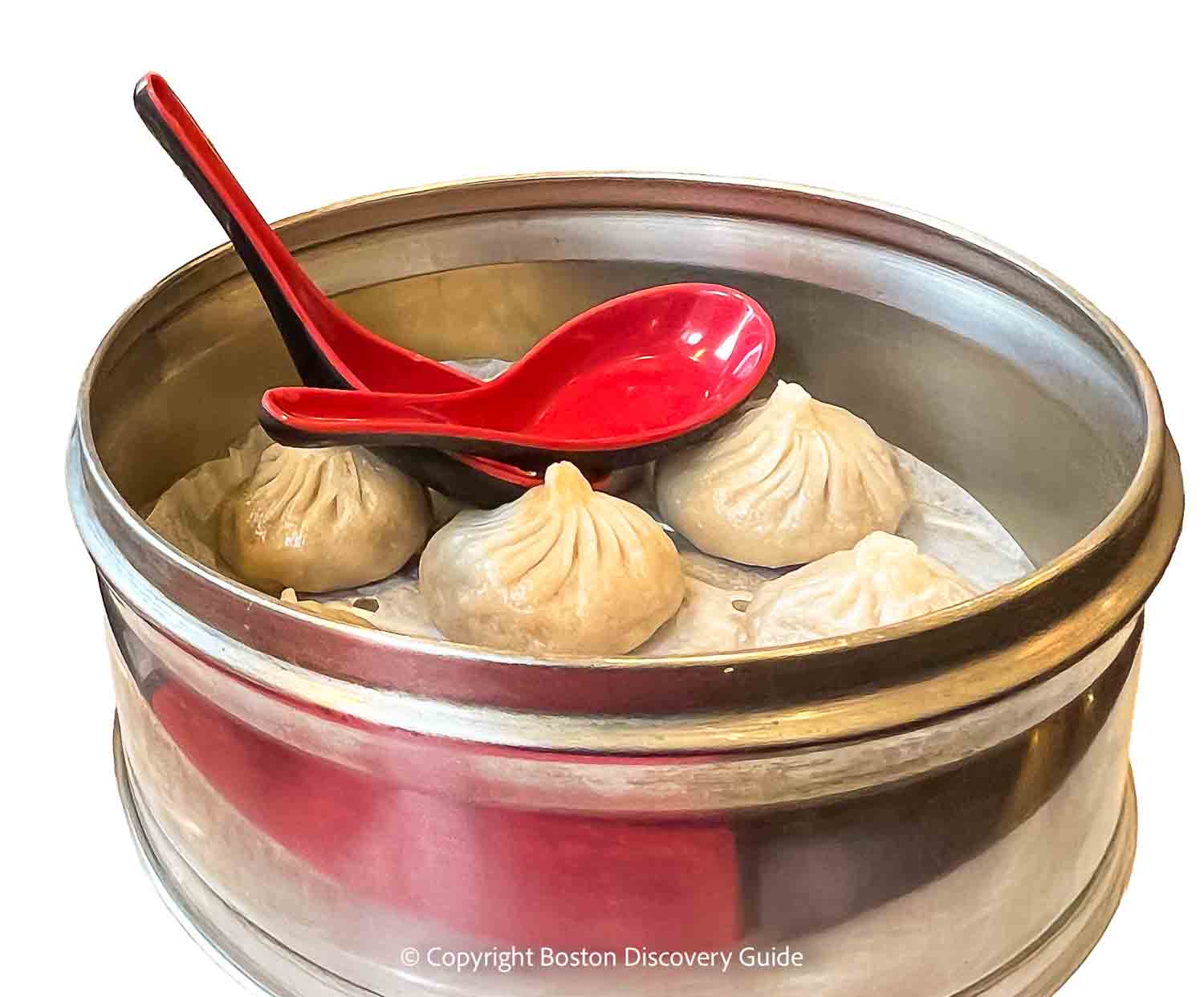 Chinese steamed dumplings - look for them and other delicious treats at Boston's Panda Fest Chinese steamed dumplings - look for them and other delicious treats at Boston's Panda Fest