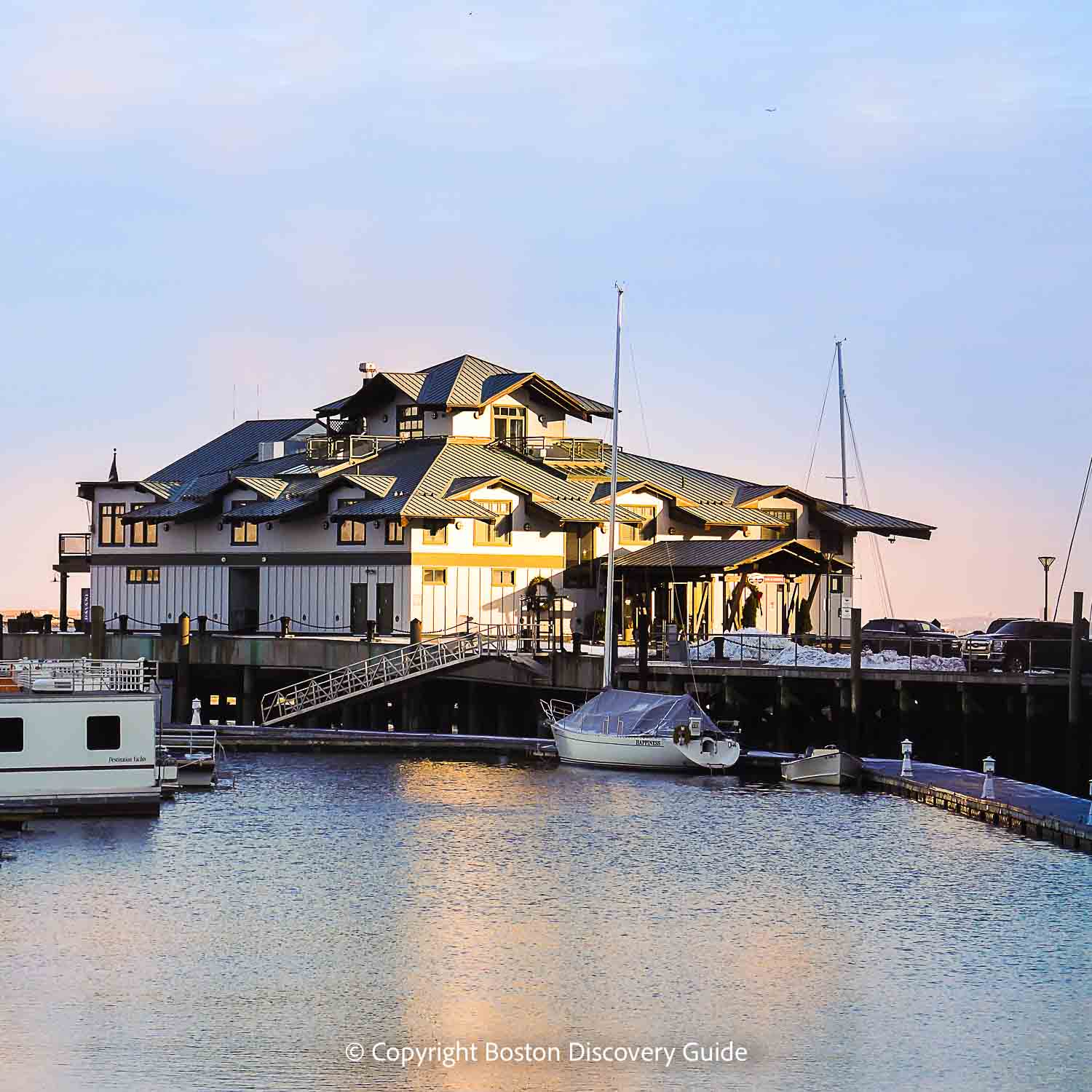 Boston Yacht Haven overlooking Boston Harbar Boston Yacht Haven overlooking Boston Harbar