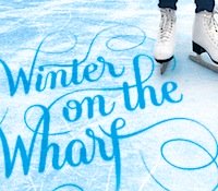 Ice Skating at Boston Harbor Hotel opening event