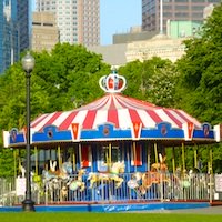 Photo of Boston Common Carousel - Open in April Photo of Boston Common Carousel - Open in April