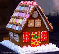 Gingerbread house decorating event
