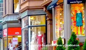Newbury St Boutiques - Boston shopping destinations Newbury St Boutiques - Boston shopping destinations
