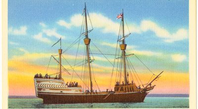 The Arabella, one of the Puritans' ships The Arabella, one of the Puritans' ships