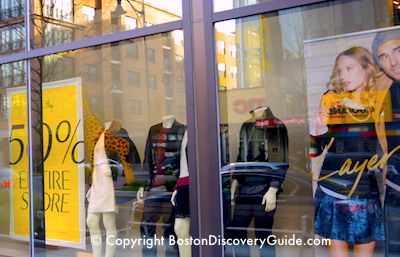 Boston Shopping - Malls, Outlets, Markets - Boston Discovery Guide