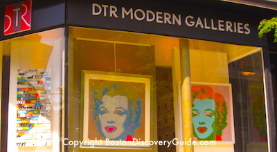 Boston shopping includes lots of opportunities for buying art Boston shopping includes lots of opportunities for buying art
