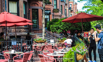 Boston restaurants - Best patio dining  in Back Bay