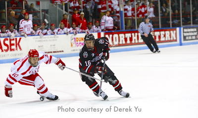 Photo of Northeastern Huskies vs Boston University ice hockey