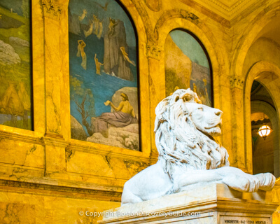 Boston Public Library entrance hall