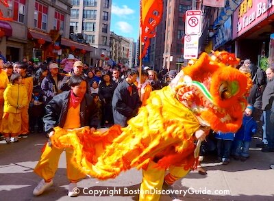 Chinese New Year parade in Boston Chinese New Year parade in Boston