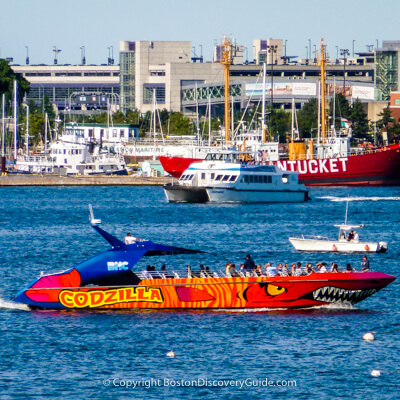 Boston teen favorite:  Codzilla cruise on Boston Harbor